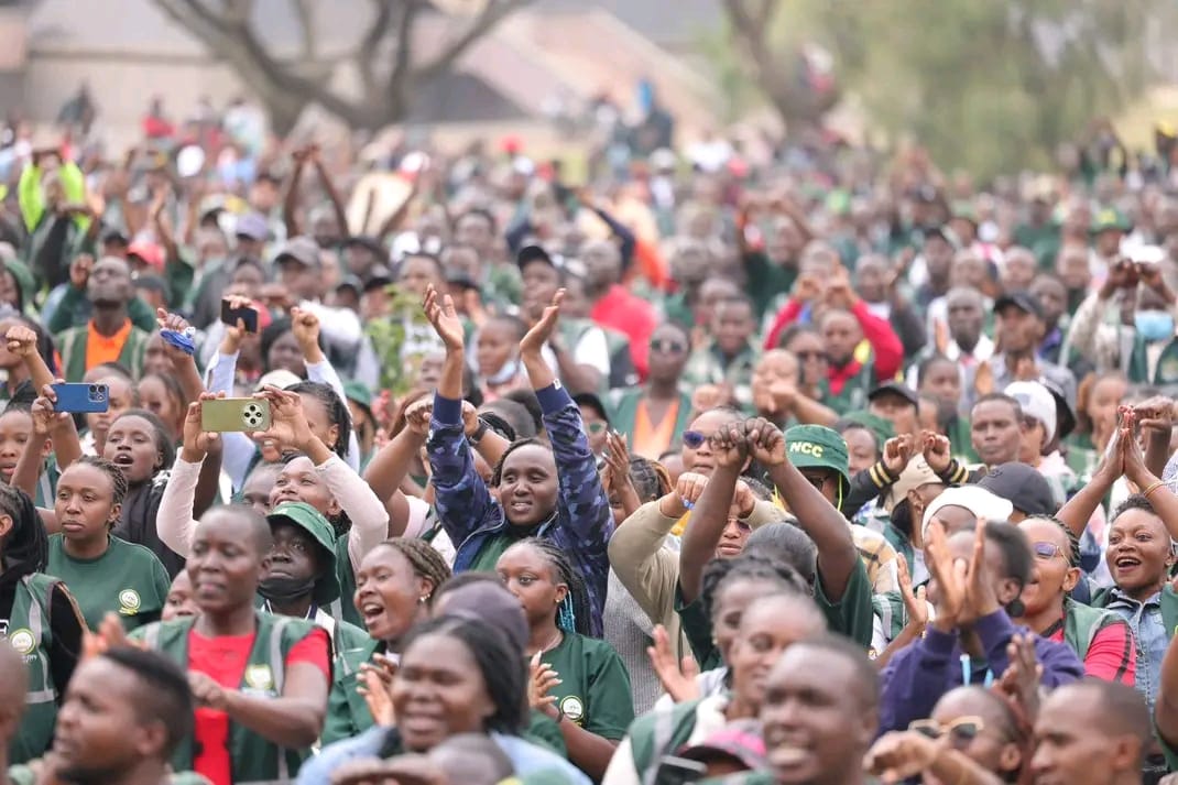 The Green Army workforce deployed across estates and markets to keep Nairobi clean, safe, and green