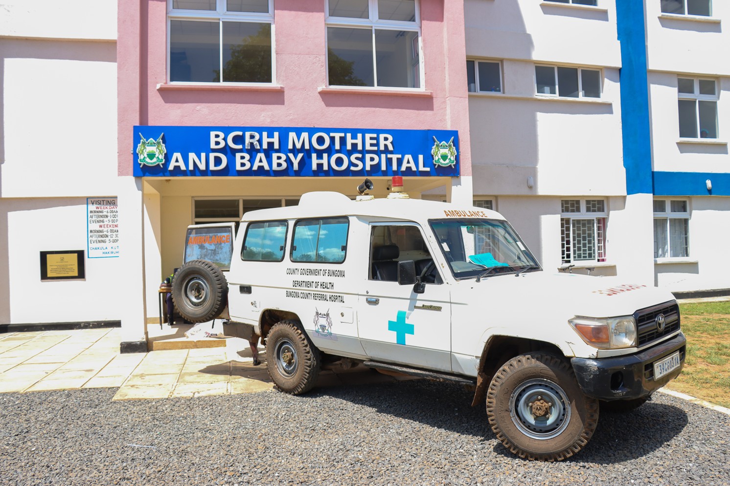 The newly established mother and baby hospital in Bungoma County Referral Hospital