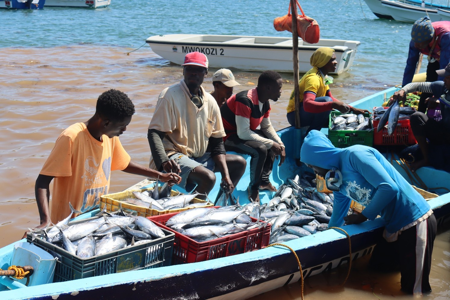Tide Riders Self-Help Group fish landing of 2,454 kg on 24 October 2024