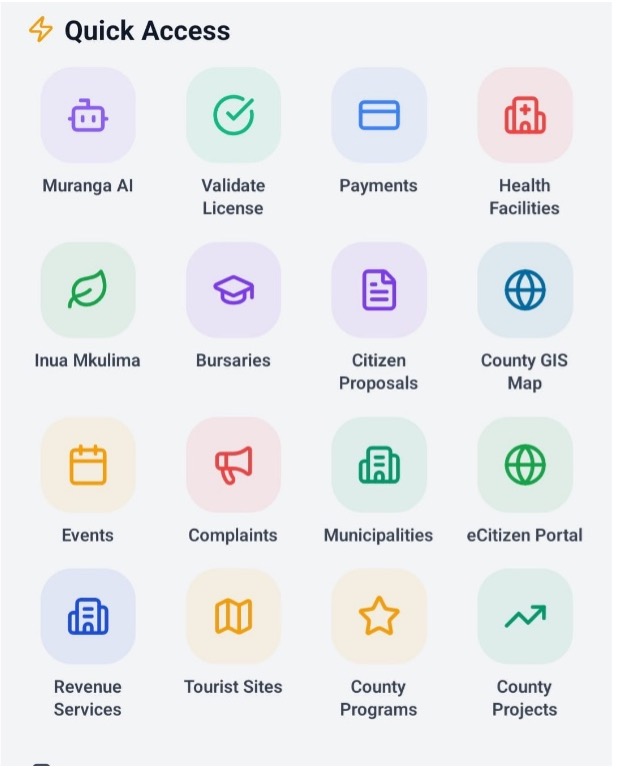 Figure 2: MyMurang'a App Services